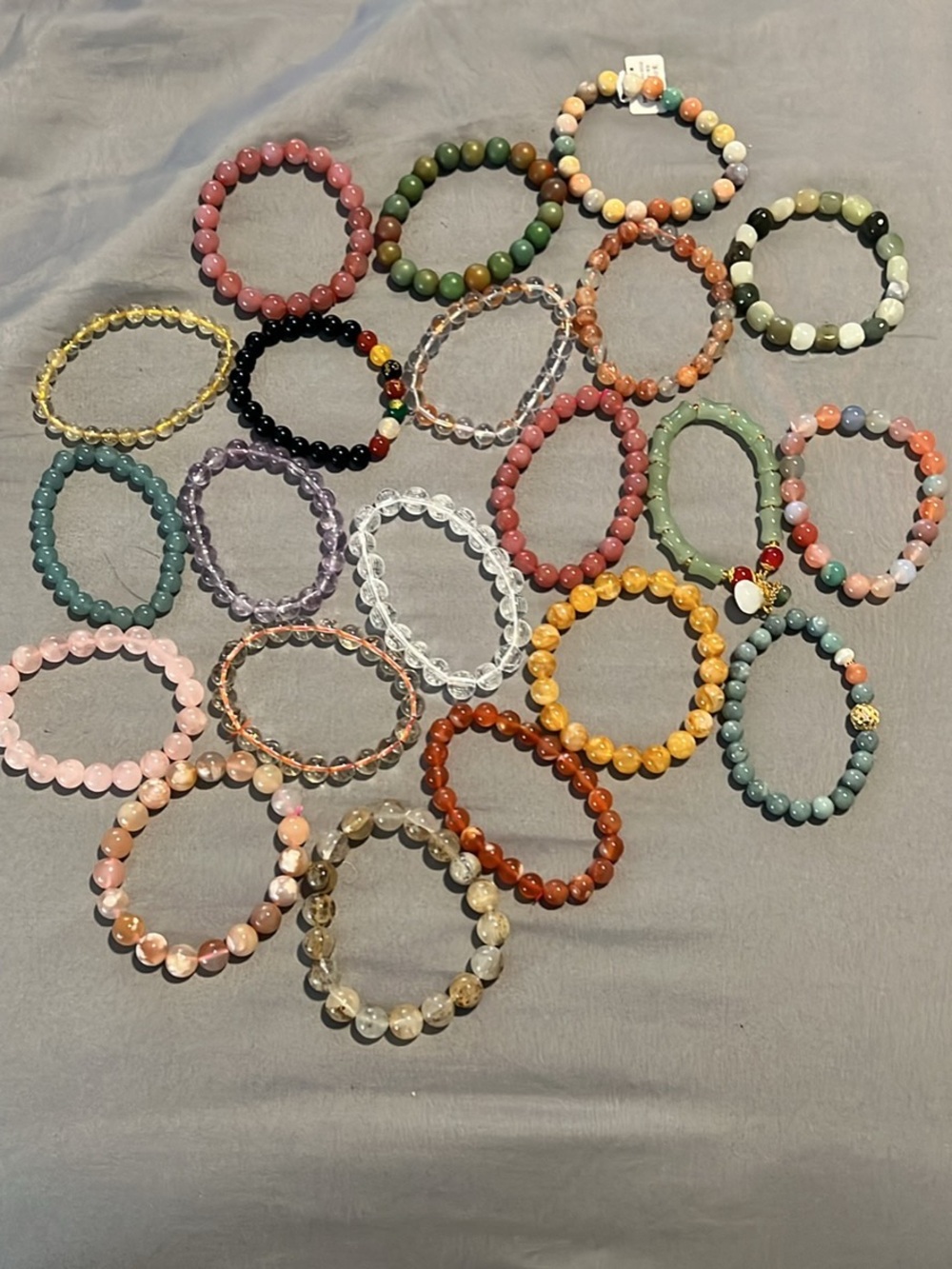 Assorted Beaded Stretch Bracelets  $15 each